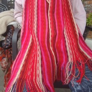 Echo Accessories Red and Pink scarf #105